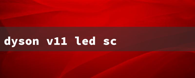 dyson v11 led screen（Dyson V11 Animal）