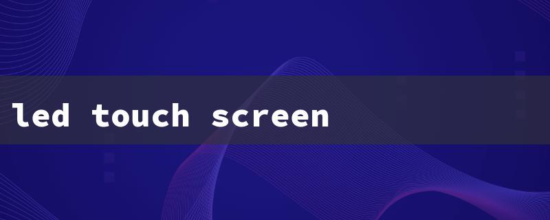 led touch screen car stereo