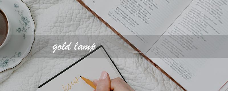 gold lamp（Gold Lamp Shades）