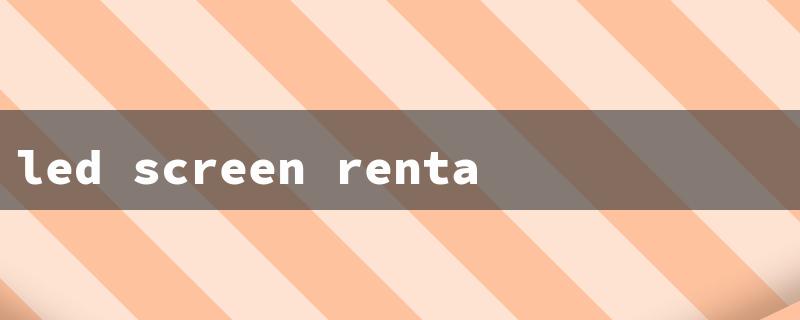 Maximize Your Event's Impact with Affordable LED Screen Rental in Citrus Heights (Relevant Headline)