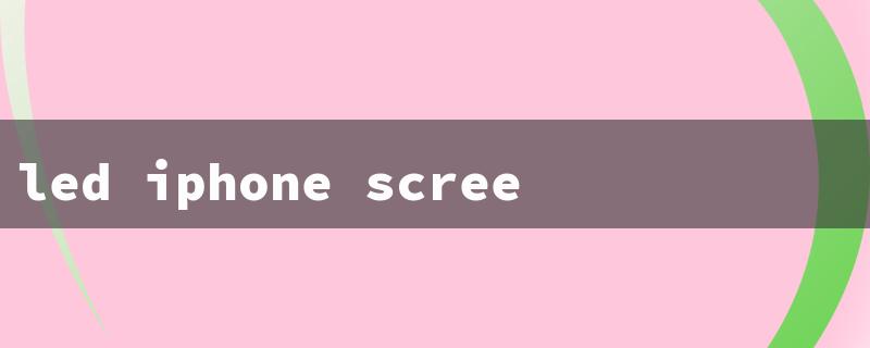 led iphone screen repair
