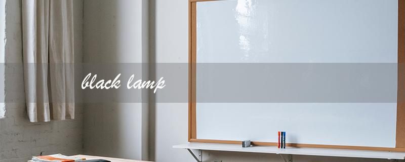 black lamp（Black Lamp Shades）