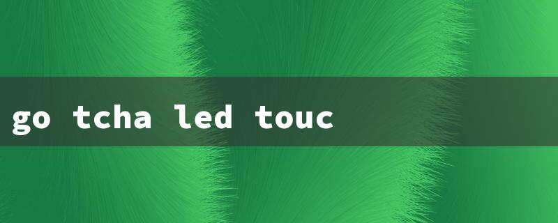 go tcha led touch screen（Go-Tcha LED Touch）