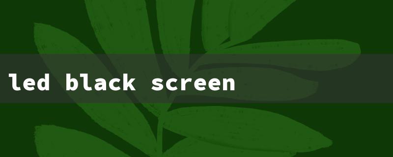 led black screen with sound（LED TV Black Screen+）